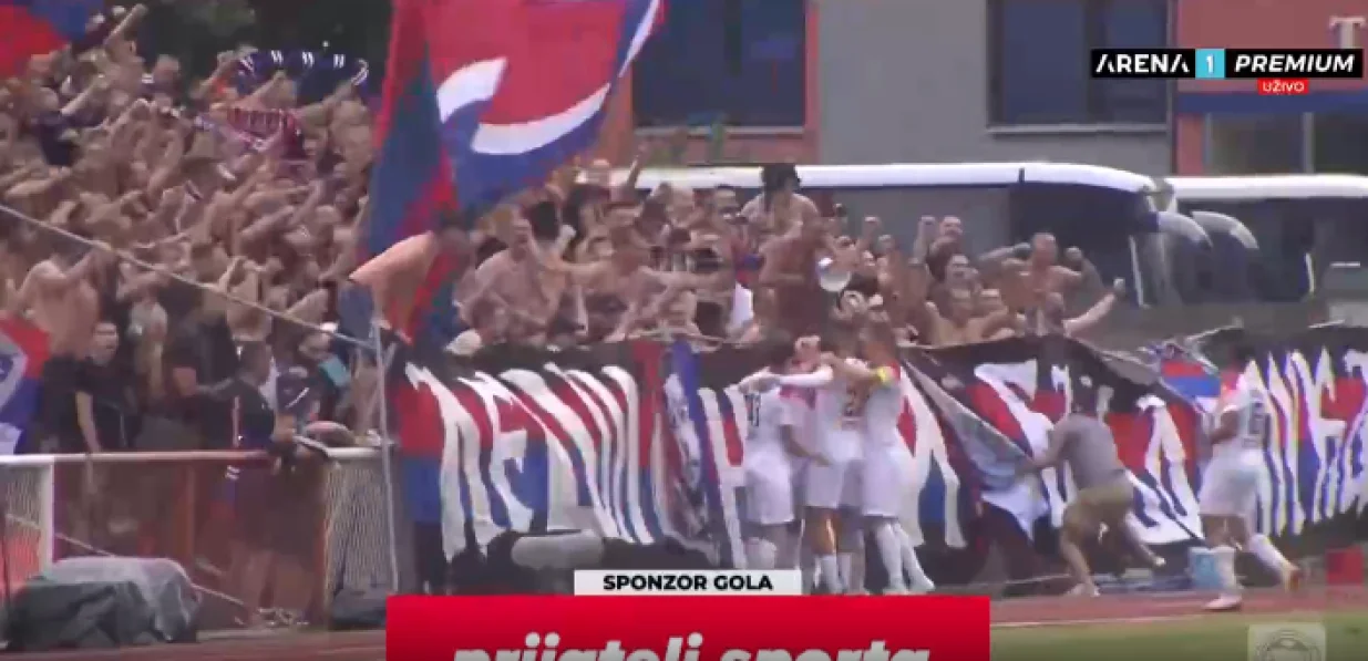 Gol Hrelje za 1:0/Foto: 