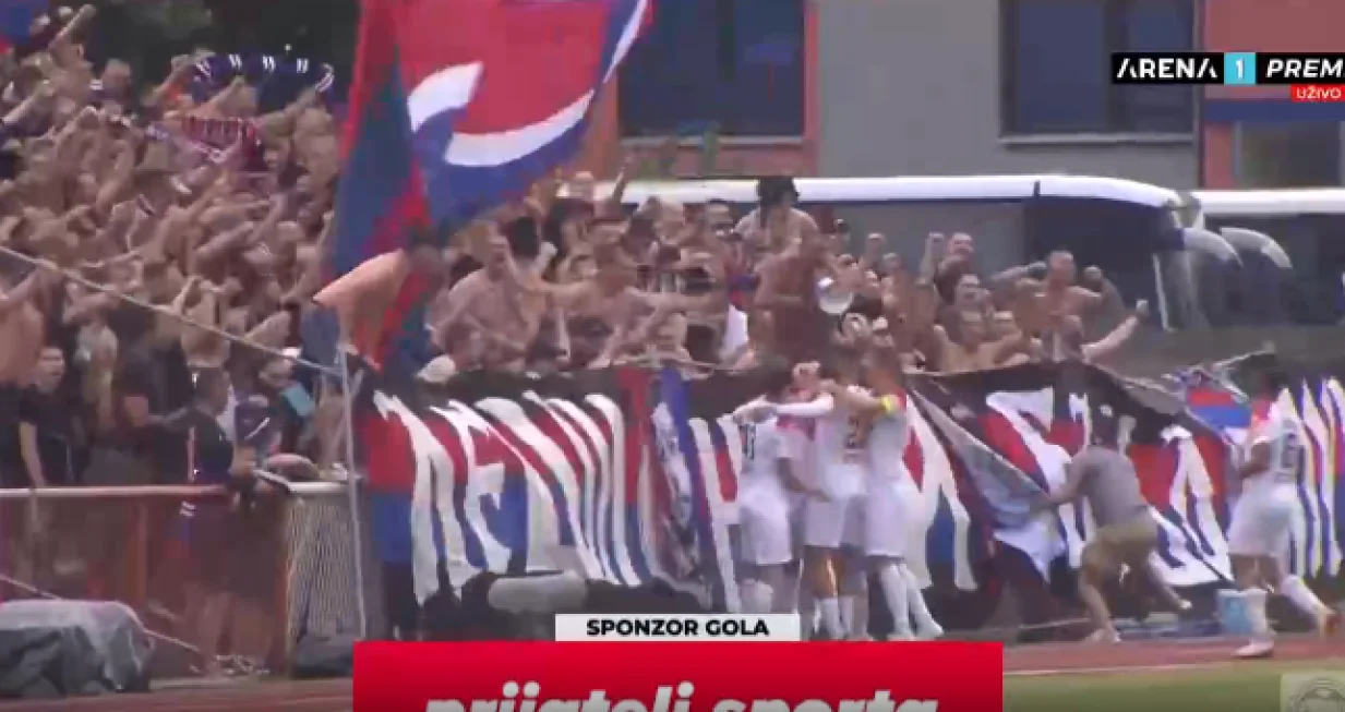 Gol Hrelje za 1:0/Foto: 