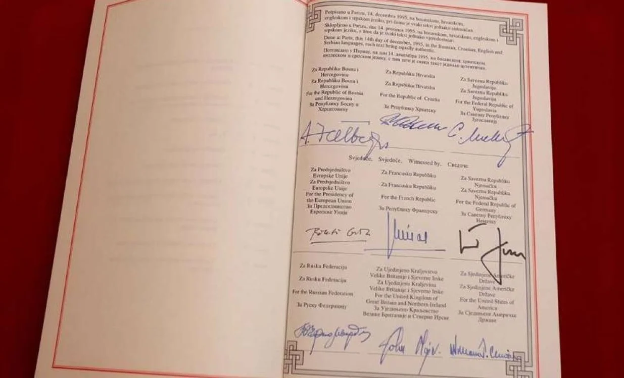 Potpisi na Dejtonskom sporazumu/