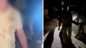 Napad zaštitara na turiste, Slovenci, zaštitari, Hrvatska, plaža/Prtsc