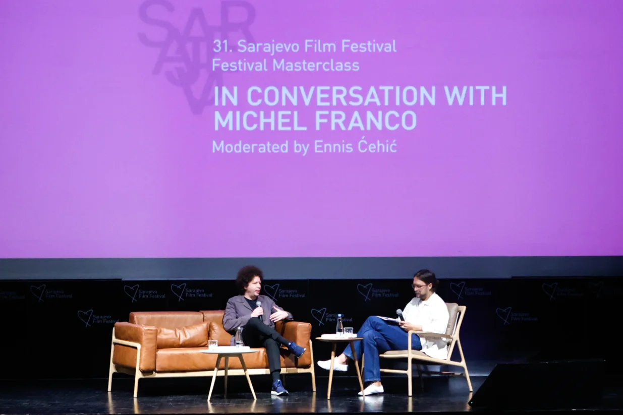 Poznati meksički reditelj Michel Franco u Bosanskom kulturnom centru u Sarajevu održao masterclass predavanje u kojem je govorio o svom profesionalnom životu31. SFF/Damir Deljo