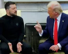 FILE PHOTO: U.S. President Donald Trump meets with Ukrainian President Volodymyr Zelenskiy at the White House in Washington, D.C., U.S., February 28, 2025. REUTERS/Brian Snyder/File Photo/Brian Snyder