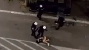 Građani Valjeva odazvali su se pozivu studenata da se i prethodne večeri okupe na protestu pod nazivom "Večeras pucate po šavovima". Valjevska policija bila je brutalna prema demonstrantima i, kako se može vidjeti na snimkama, svirepo je tukla građane/Screenshot