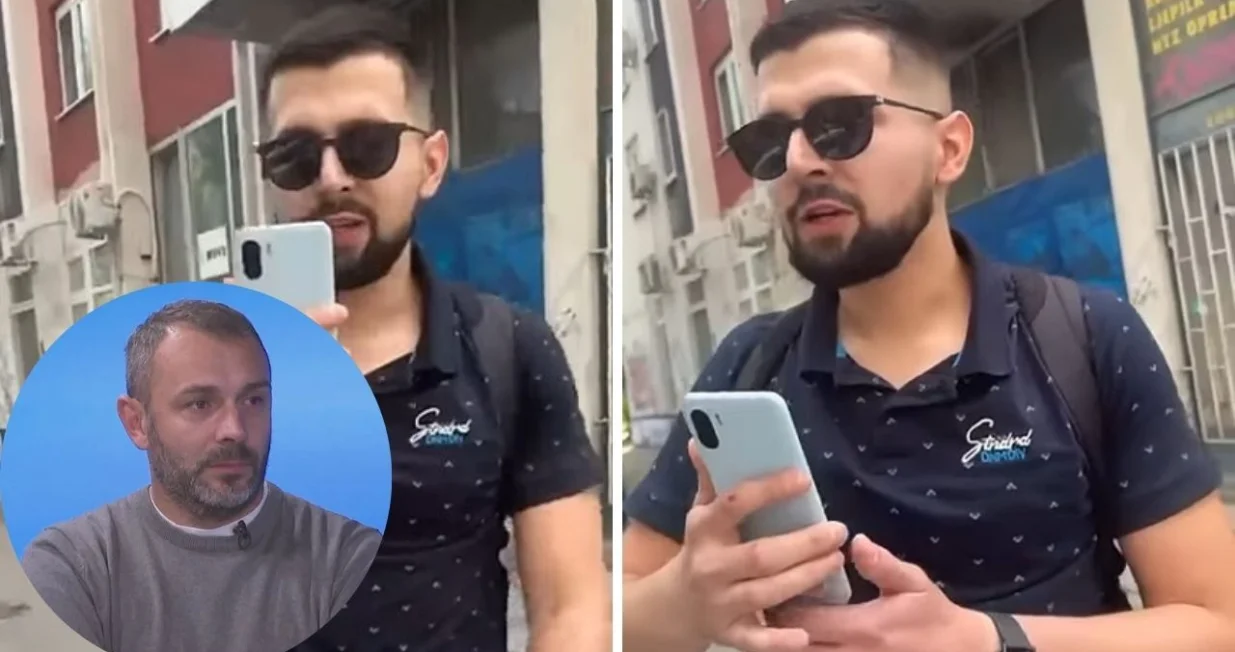 Sin Sanina Muse snima Avdića nakon napada/