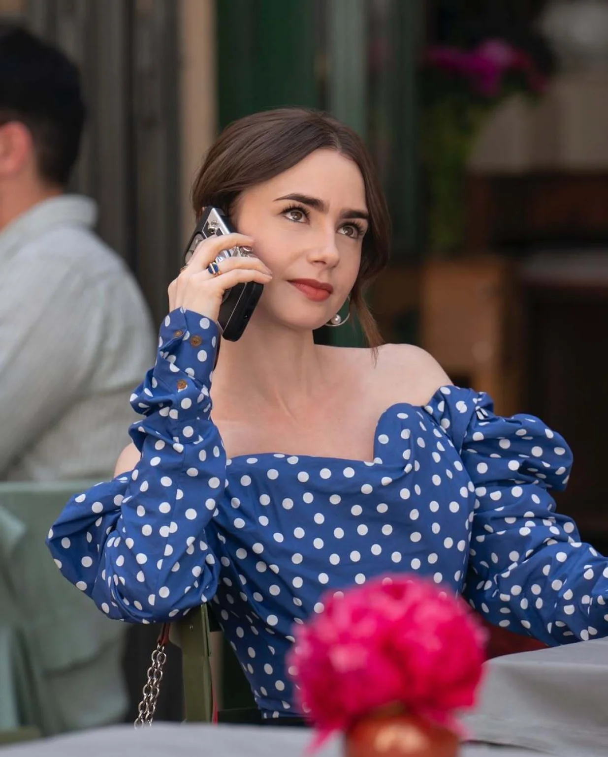 Lily Collins, Emily in Paris, Netflixova serija//
