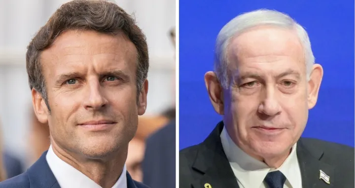 Emmanuel Macron, Benjamin Netanyahu/Facebook
