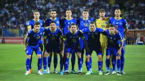 Bosna i Hercegovina - LuksemburgIbrahim ŠehićAdrian Leon BarišićSiniša SaničaninSead KolašinacAmar DedićBenjamin TahirovićGojko CimirotMiralem PjanićKenan KodroMiroslav StevanovićEdin Džeko/Foto: 