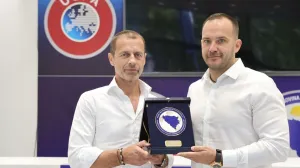 Vico Zeljković i Aleksander Čeferin/Foto: 