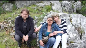 Slobodanka, sin i Davorka Komljenac na Kazanima/