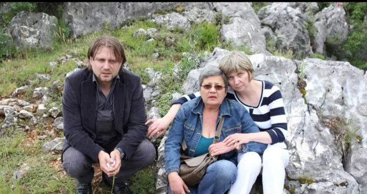 Slobodanka, sin i Davorka Komljenac na Kazanima/