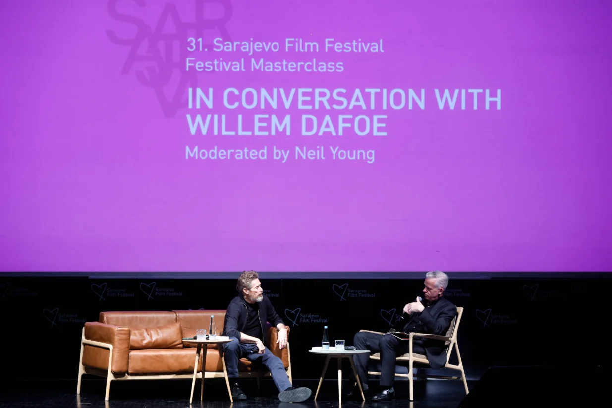 Willem Dafoe na Masterclassu, na 31. Sarajevo Film Festivalu/Damir Deljo