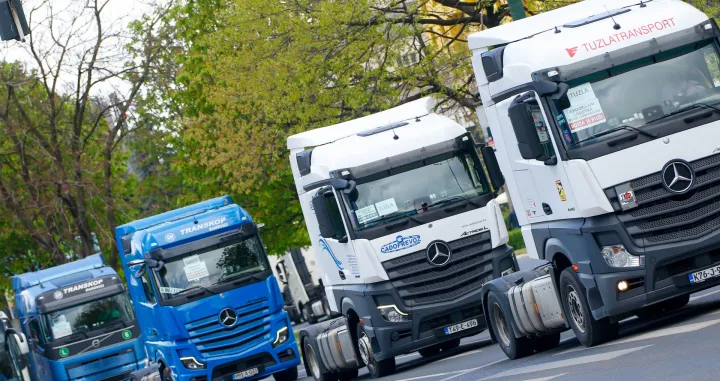 Protestna voznja kamiona prijevoznika i transportnog sektora/Damir Deljo @ Oslobodjenje