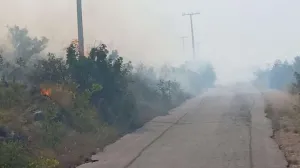 Kiša pomogla vatrogascima/Neum.online//