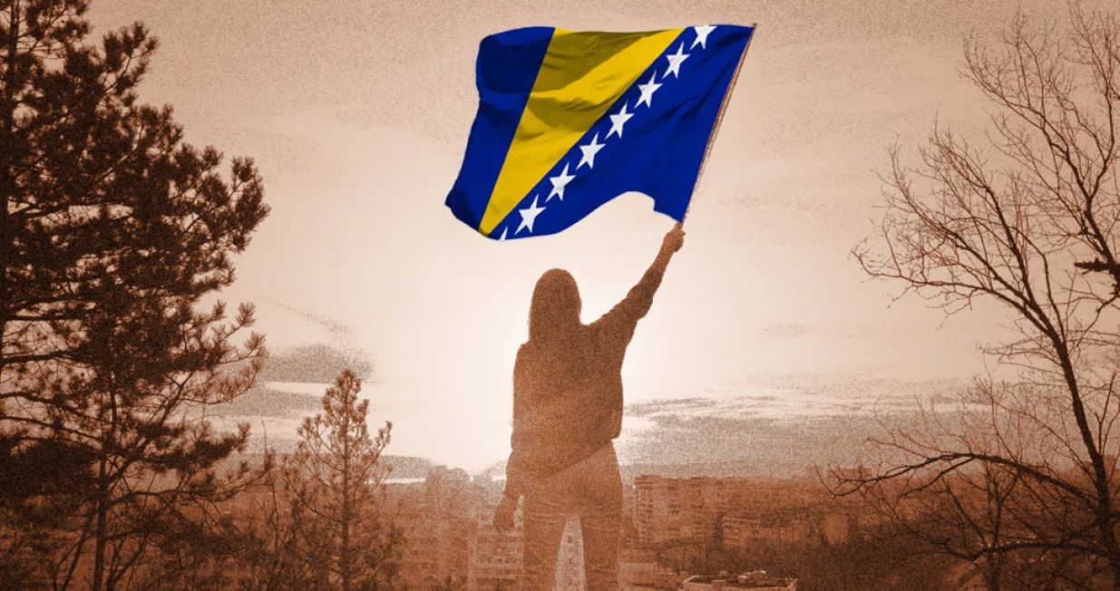 Vizual za kolumnu, Bosna i Hercegovina, zastava BiH/Benjamin Krnić