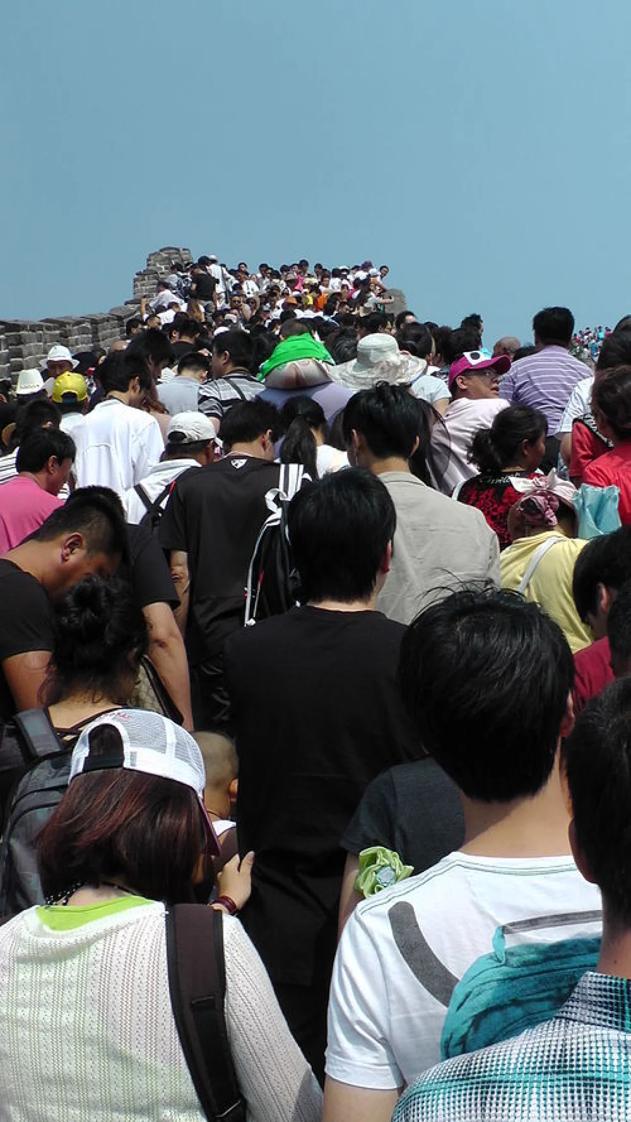 Masovni turizam na Kineskom zidu/