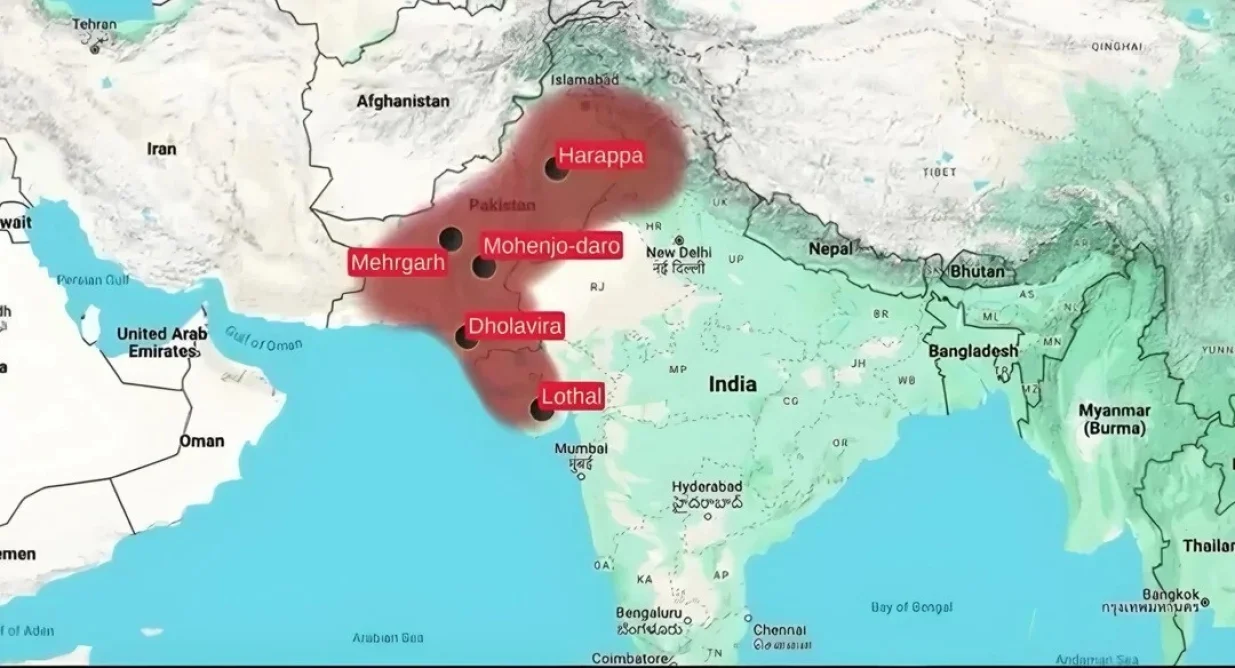ZEMLJA VISOKIH VEDA: Civilizacija doline Inda pokriva površinu od oko 1,25 miliona kvadratnih kilometara/