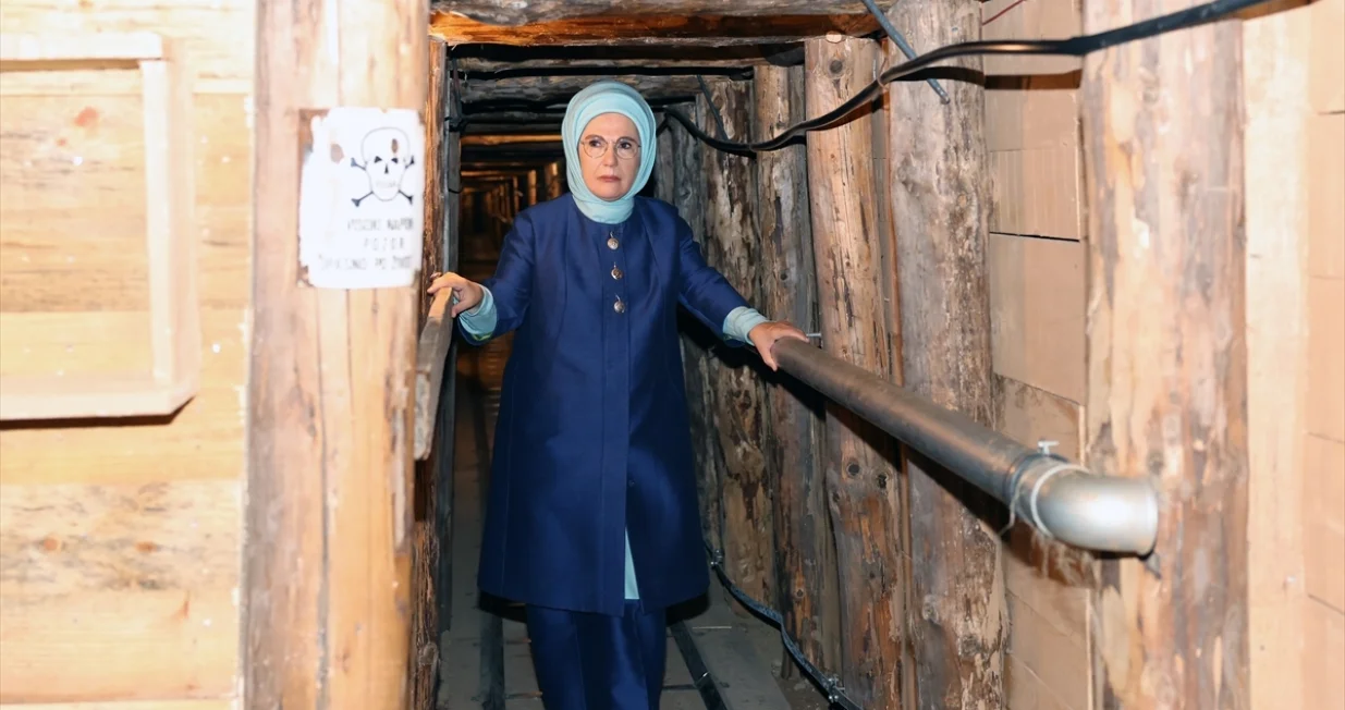 Emine Erdogan u Tunelu spasa/ AA/