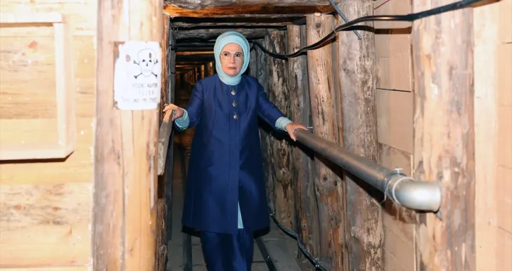 Emine Erdogan u Tunelu spasa/ AA/