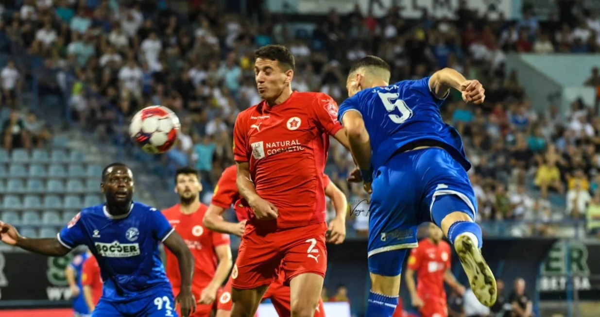 FK Radnik Bijeljina - FK Velež MostarAnte OrečJoel da Silva PauloAndrija Janjić/Foto: 