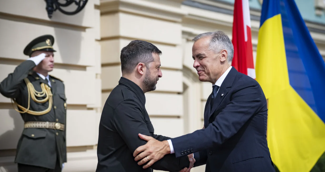 Zelensky i Carney u Kijevu/