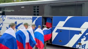 BJELORUSIJA - 24. AUGUST 2025.Rusija i Ukrajina razmijenile su u nedjelju po 146 ratnih zarobljenika nakon posredovanja Ujedinjenih Arapskih Emirata, saopštilo je rusko Ministarstvo odbrane.U saopštenju se navodi da je 146 ruskih vojnika vraćeno zahvaljujući humanitarnim naporima UAE-a. (Russian Defense Ministry - Anadolu Agency)/