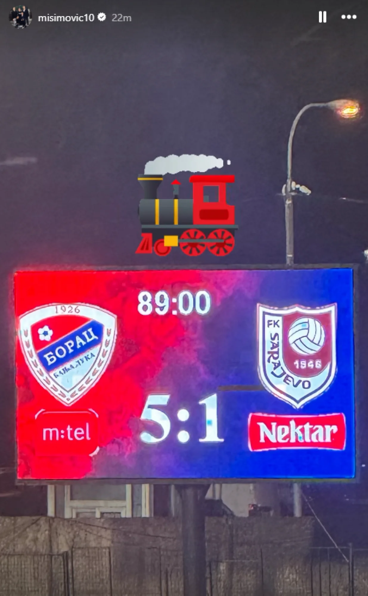 Instagram objava Zvjezdana Misimovića/Foto: 