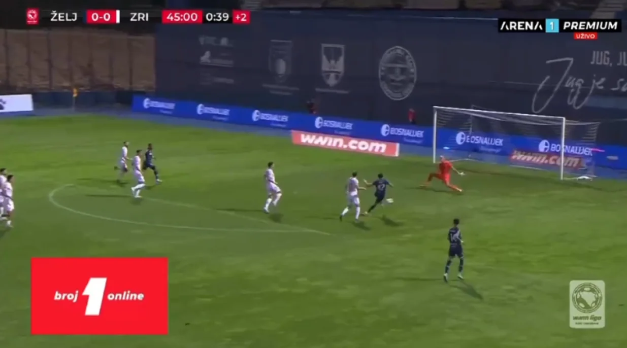 Željezničar - Zrinjski/Foto: 