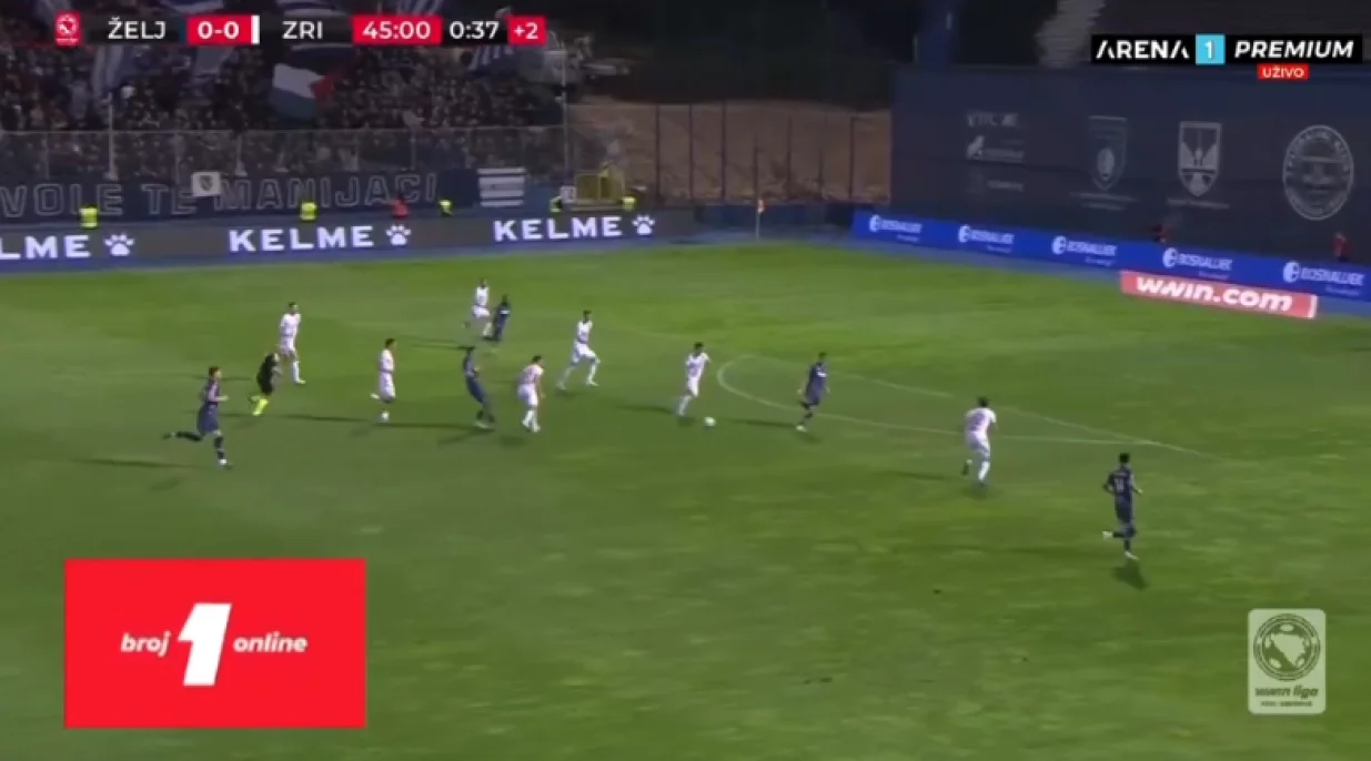 Željezničar - Zrinjski/Foto: 