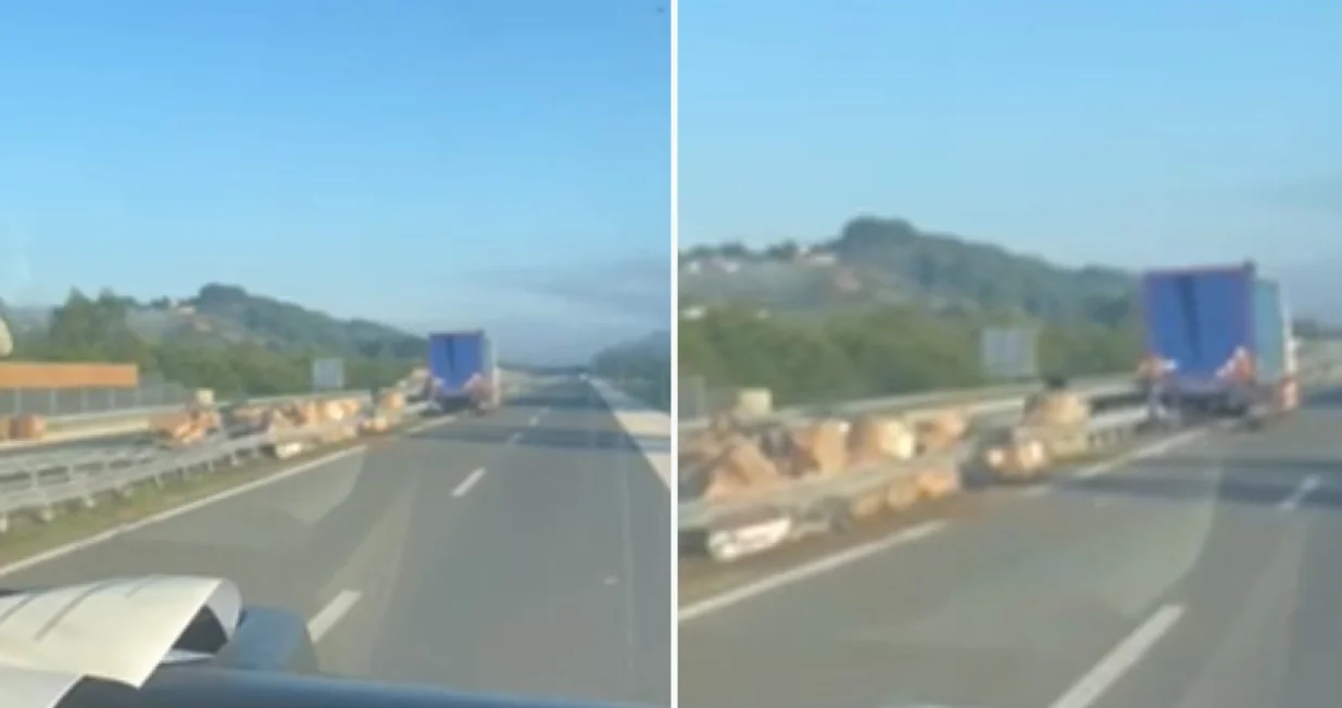 Teret se rasuo po obje trake/Viber/Viber