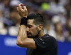 Tennis - U.S. Open - Flushing Meadows, New York, United States - August 24, 2025 Serbia's Novak Djokovic reacts during his first round match against Learner Tien of the U.S. REUTERS/Eduardo Munoz/Foto: Eduardo Munoz