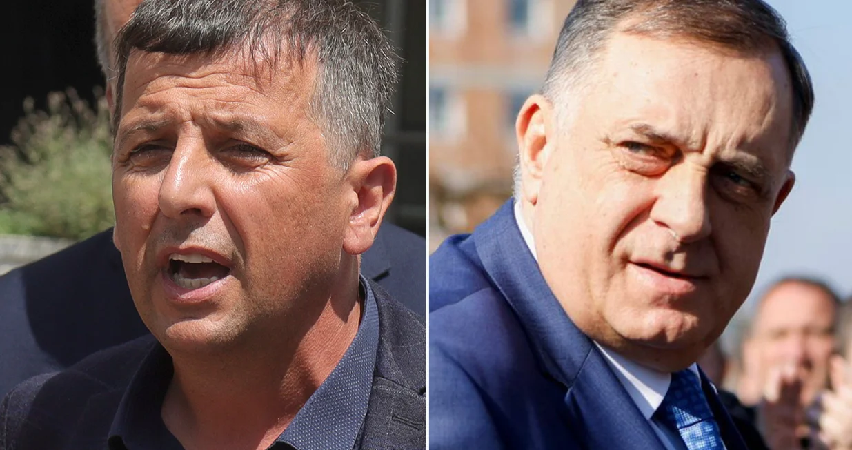 Nebojša Vukanović i Milorad Dodik/Oslobođenje/Lejla Sofradžija