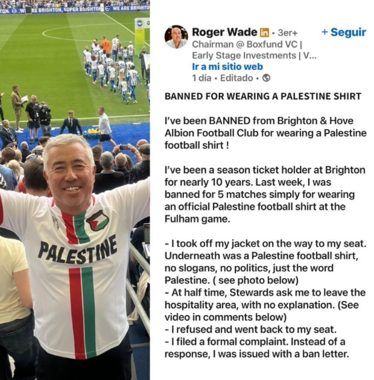 Poruka Rogera Wadea/Foto: 