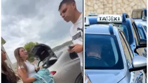 taksist, split, turistkinje, vožnja, 640 eura, cijena, taksi/Screenshot