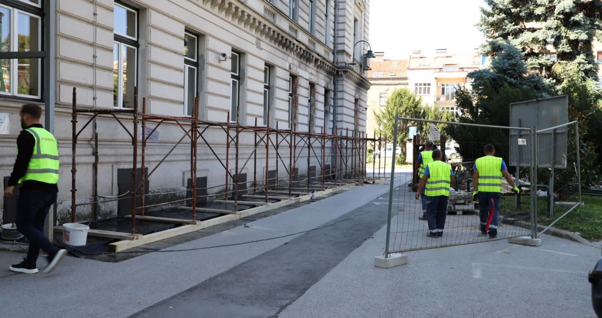 počela restauracija fasade, općina centar/Općina Centar