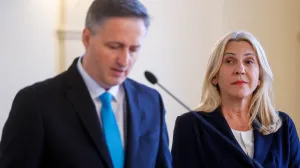 Željka Cvijanović, facijalne ekspresije tokom obraćanja Denisa Bećirovića, Denis Bećirović, Predsjedništvo BiH/Damir Deljo