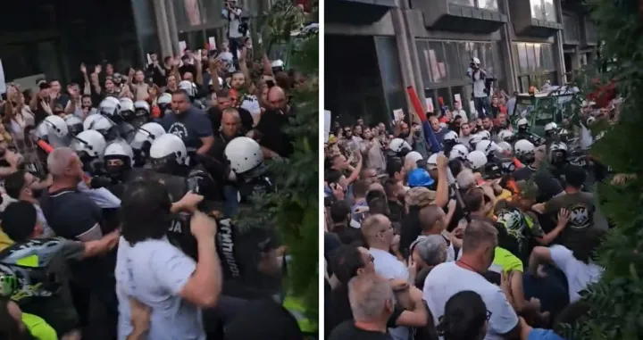 Sukob građana i policije/X