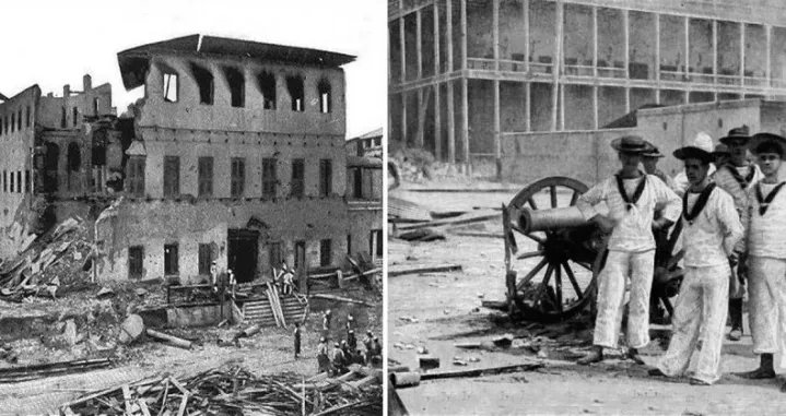 najkraći rat u historiji, trajao je 38 minuta između britanskog carstva i zanzibara/