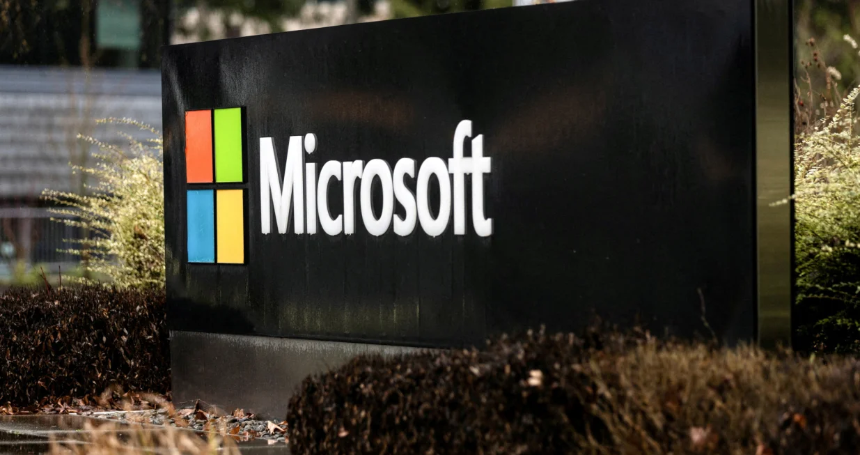 FILE PHOTO: Microsoft signage is seen at the company's headquarters in Redmond, Washington, U.S., January 18, 2023. REUTERS/Matt Mills McKnight/File Photo/Matt Mills Mcknight