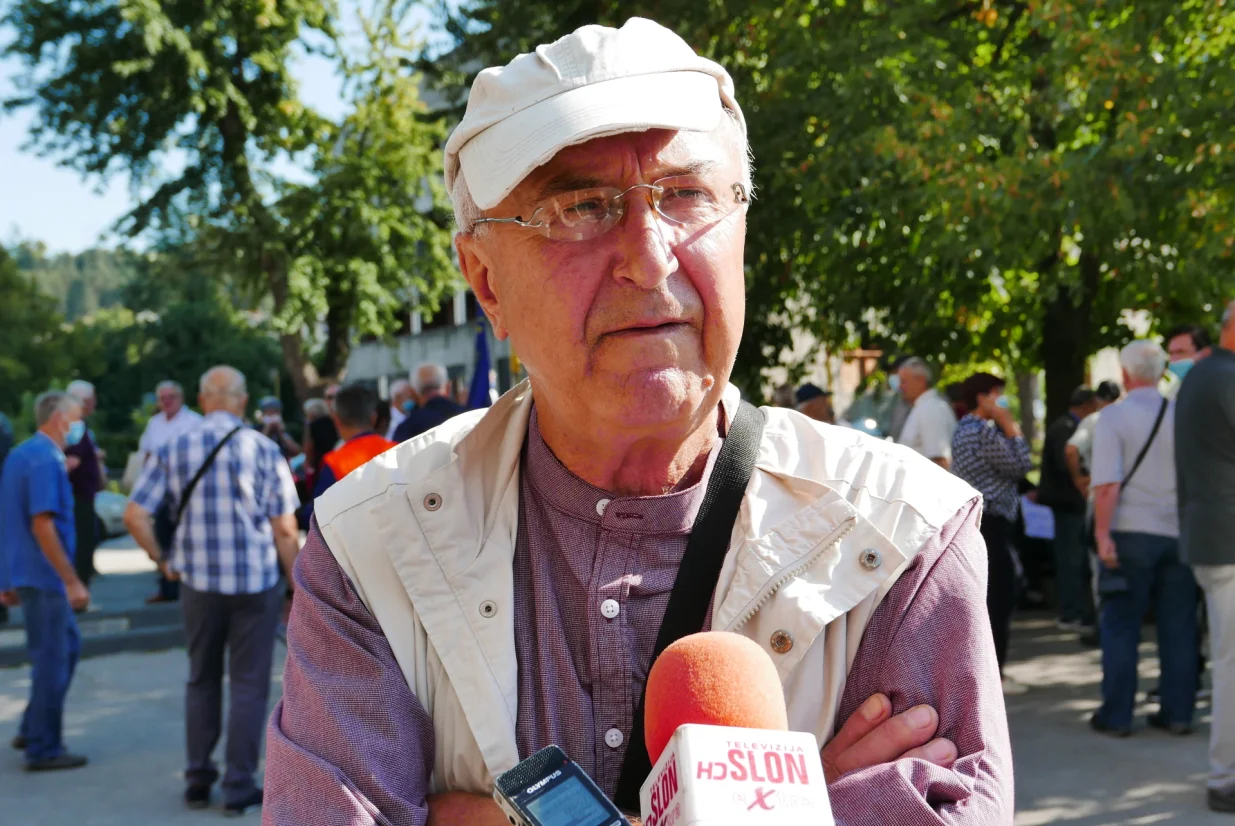 Vehid jahić, predsjednik Gradskog odbora Stranke penzionera/umirovljenika BiH/Miren Aljić
