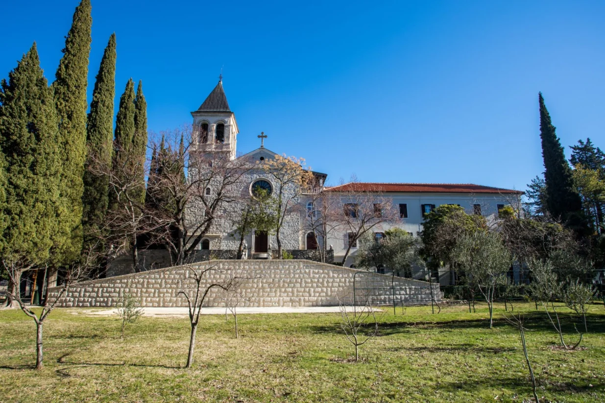 Otok Visovac u Hrvatskoj//