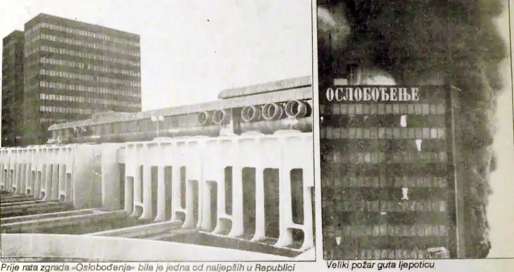 Dan kada je pao neboder Oslobođenja/Arhiva/Oslobođenje