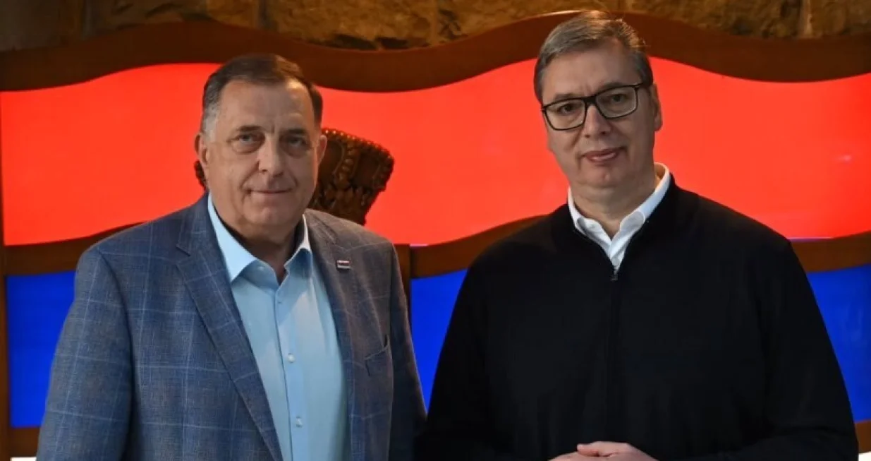 Milorad Dodik i Aleksandar Vučić, susret u beogradu/Instagram