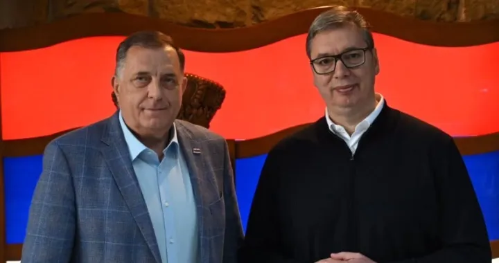 Milorad Dodik i Aleksandar Vučić, susret u beogradu/Instagram