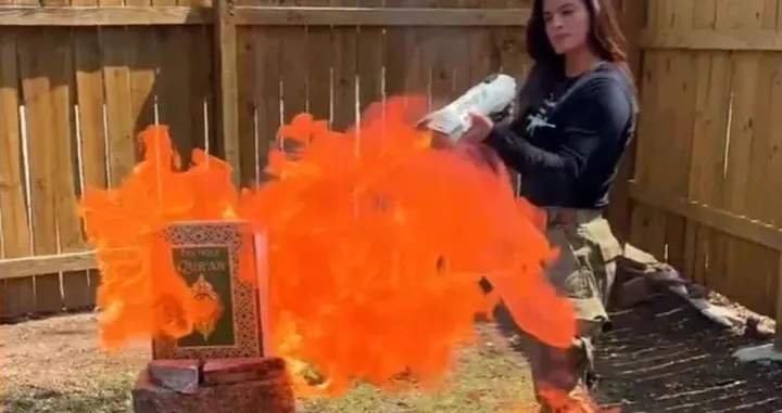 Zapalila Kur'an/Printscreen/X.com//