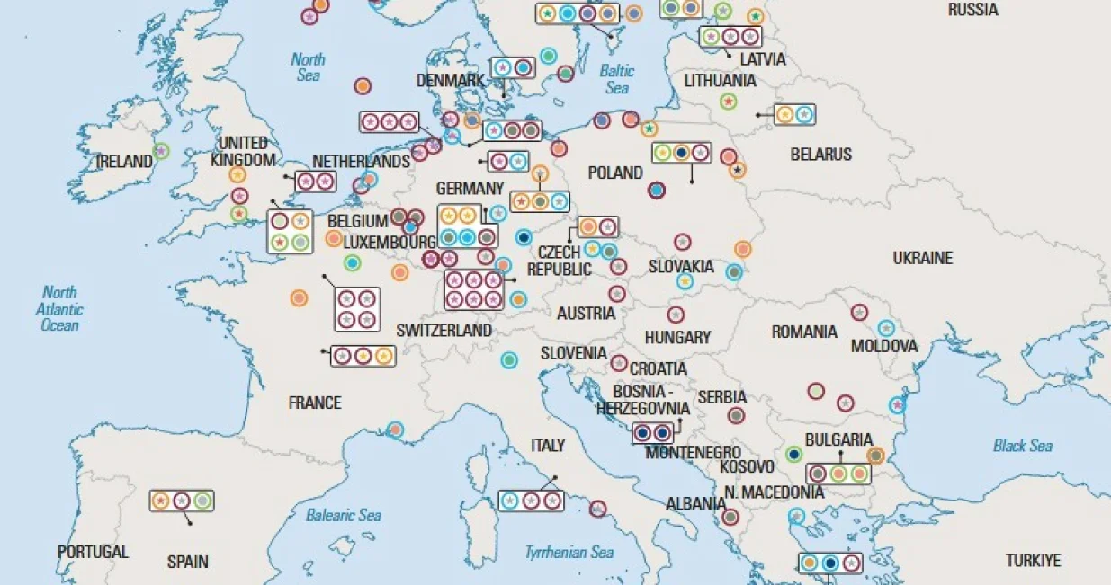 Karta ruskih operacija u Evropi/IISS/