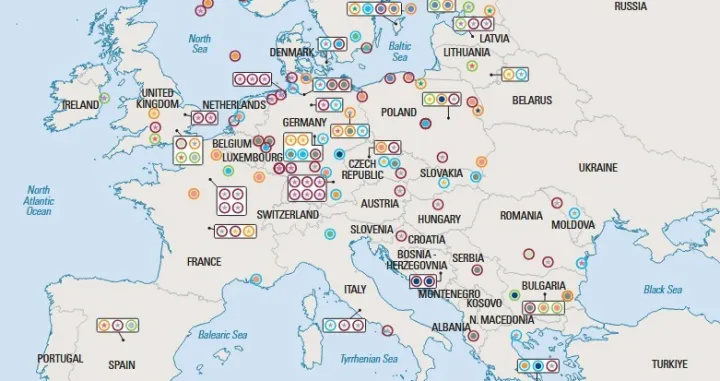 Karta ruskih operacija u Evropi/IISS/