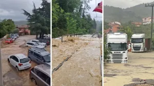 Nevrijeme u Sloveniji, jaka kiša, pljuskovi/Radio Capris/slovenska željeznica/meteoinfo Slovenija
