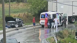 Sudar u Mionici na magistralnom putu Ormanica - Donji Lukavac/Viber/Viber