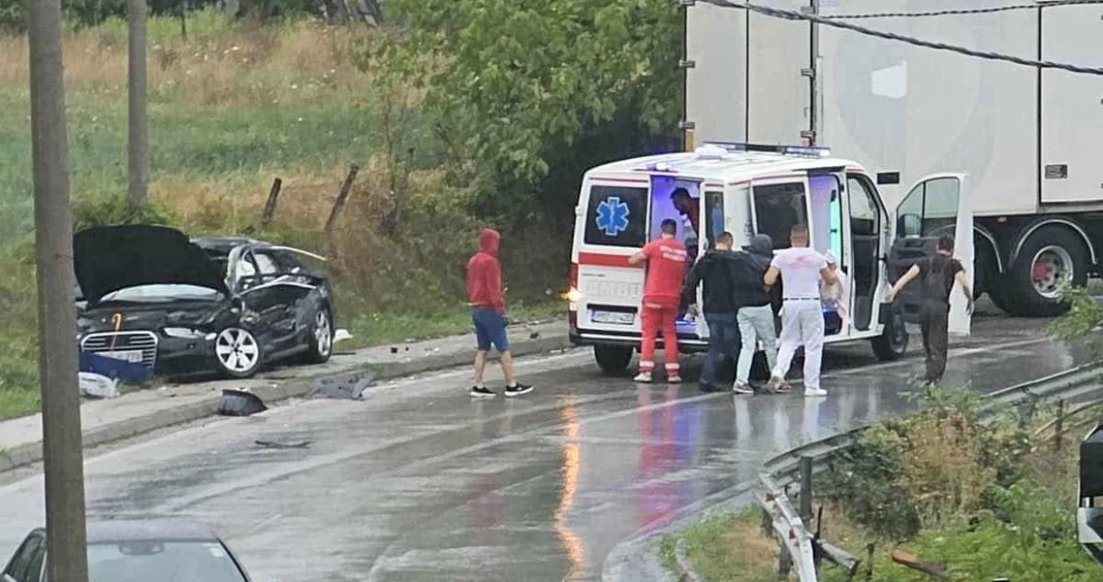 Sudar u Mionici na magistralnom putu Ormanica - Donji Lukavac/Viber/Viber