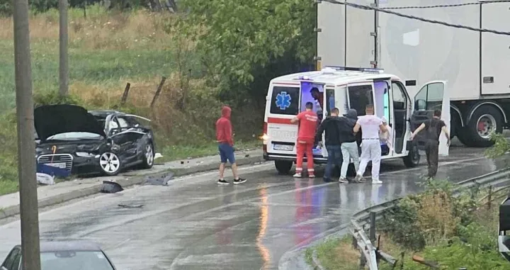 Sudar u Mionici na magistralnom putu Ormanica - Donji Lukavac/Viber/Viber